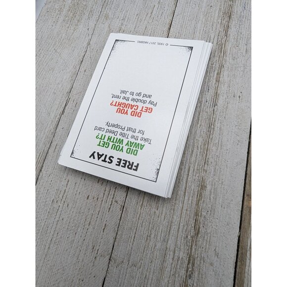 Monopoly Cheaters Edition 2017 Replacement Cards Cheater Chance Community Chest - Picture 8 of 11